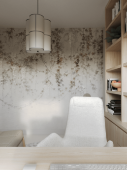 Projekt domu w Warszawie 180m2 - Projekt gabinet