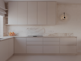 Projekt domu w Warszawie 180m2 - Projekt kuchnia