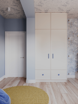 Projekt domu w Warszawie 180m2 - Projekt pokoj dzieciecy