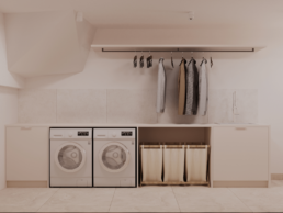 Projekt domu w Warszawie 180m2 - Projekt pralni