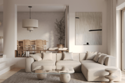 Projekt domu w Warszawie 180m2 - Projekt salon