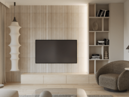 Projekt domu w Warszawie 180m2 - Projekt salon