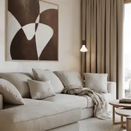 Projekt mieszkania w wieżowcu w Warszawie