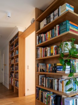 Kompleksowy projekt mieszkania 105m2 Warszawa - zdjęcie realizacji salonu