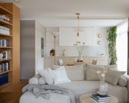 Kompleksowy projekt mieszkania w Warszawie - Salon