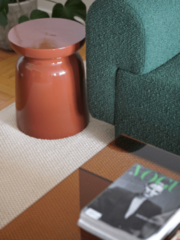 Projekt mieszkania na Żoliborzu - Projekt salonu