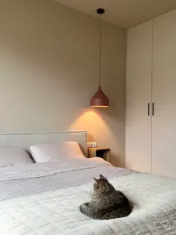 Projekt domu jednorodzinnego 75m2 pod Warszawą - Zuzanna Orlińska | Sypialnia