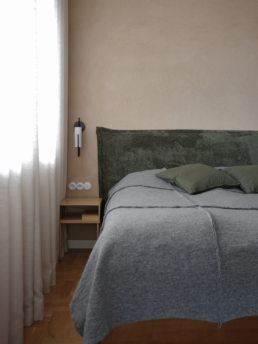 Projekt mieszkania na Żoliborzu - Projekt sypialni