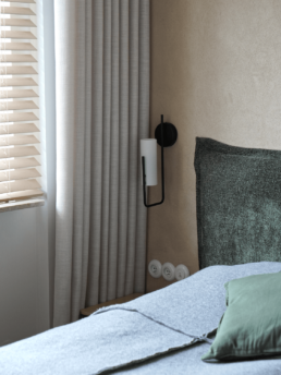 Projekt mieszkania na Żoliborzu - Projekt sypialni