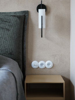 Projekt mieszkania na Żoliborzu - Projekt sypialni