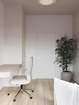 Kompleksowy projekt mieszkania w Warszawie - Gabinet