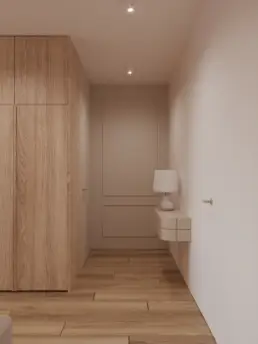 Kompleksowy projekt mieszkania w Warszawie - Korytarz