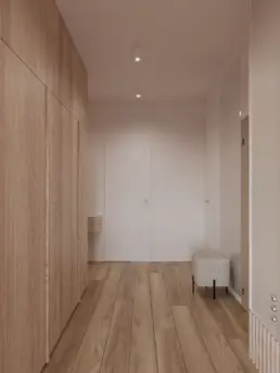 Kompleksowy projekt mieszkania w Warszawie - Korytarz