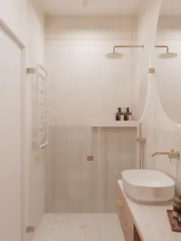 Kompleksowy projekt mieszkania w Warszawie - Łazienka