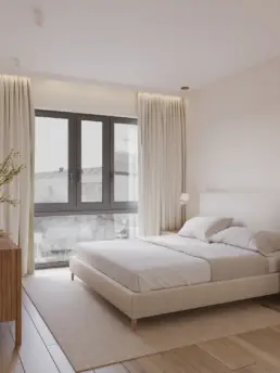 Kompleksowy projekt mieszkania w Warszawie - Sypialnia