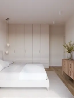 Kompleksowy projekt mieszkania w Warszawie - Sypialnia